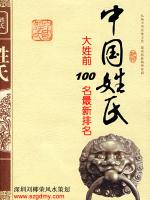 中国100大姓氏2009年最新排行榜