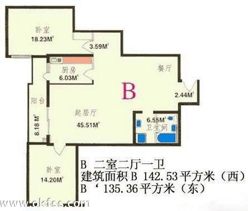 以房屋平面图实例讲解居家风水