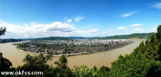 第一風水古城閬中 主街北寬南窄鎖財運